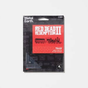 Puzzle 3D en métal Red Dead Redemption II - Train (warehouse 03)